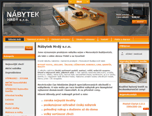 Tablet Screenshot of nabytek-hrdy.cz